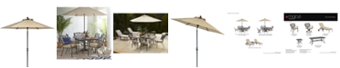 Agio Park Gate Outdoor 9' Auto-Tilt Umbrella, Created for Macy's